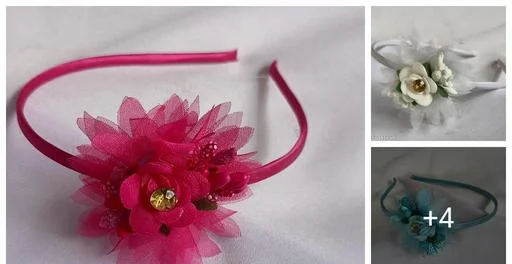 Hair Band Big Flower (Temple Dance Jewellery)