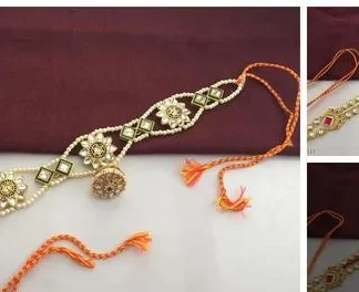 Mathapatti Pearls Maangtika (Temple Dance Jewellery)