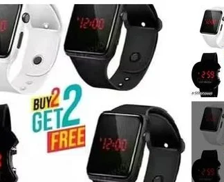 Rubber Kids Digital Watches