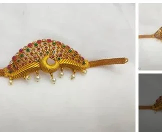 Allure Chunky Bajuband Armlets (Temple Dance Jewellery)