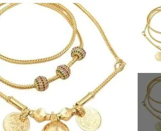 1gram Gold Covering Traditional Mangalyam Mangalsutra Mugappu Chain (Temple Dance Jewellery)