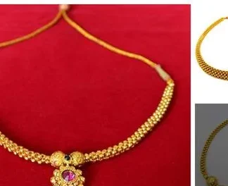 Hari Om Creatlons Tushi Necklace Without Earring (Temple Dance Jewellery)