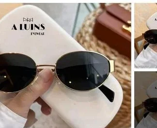 A LUINS Women Oval Sunglasses