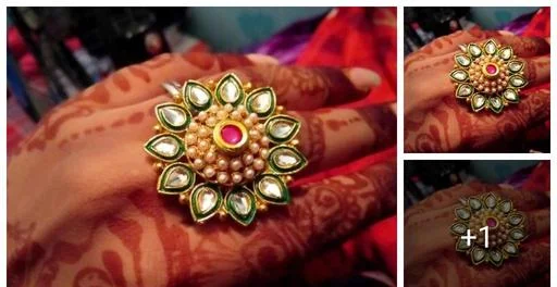 Rings Under 50 Sizzling Glittering Rings (Temple Dance Jewellery)