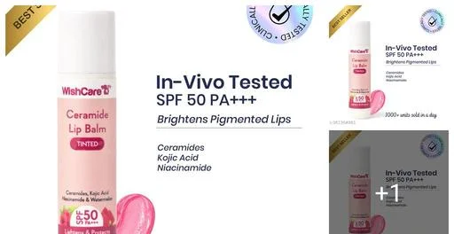WishCare SPF50 Tinted Ceramide Lip Balm