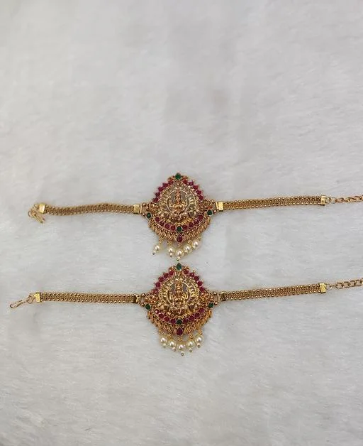 Shimmering Elegant Women Bajuband and Armlets - Classical Dance Jewellery - Image 2
