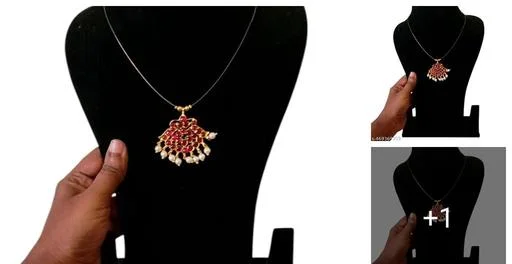 Invisible Necklace Kemp Pendant (Temple Dance Jewellery)