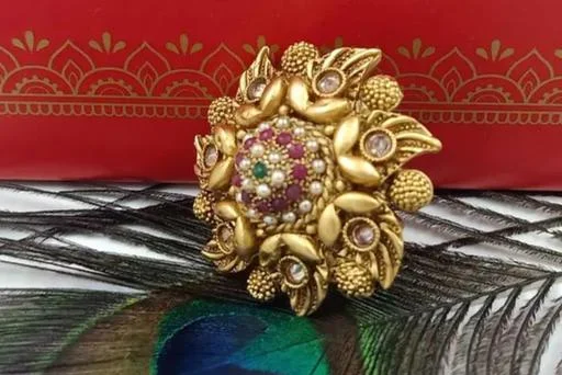 Twinkling Graceful Rings - Classical Dance Jewellery - Image 2