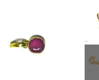Raviour Lifestyle Pearl Gemstone Pendant Astrological Benefits (Temple Dance Jewellery)
