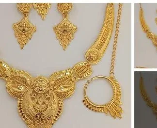 Gold Neckless Best Quality (Temple Dance Jewellery)