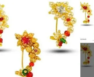 Shimmering Bejeweled Nosepins