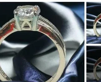 Simple Elegant 925 Silver Ring Designed (Temple Dance Jewellery)