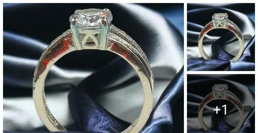 Simple Elegant 925 Silver Ring Designed (Temple Dance Jewellery)