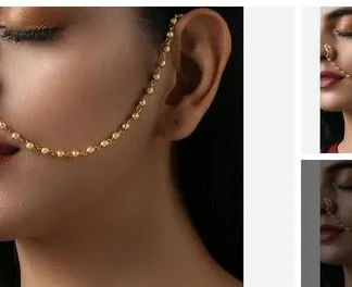 Bride Nose Ring (Temple Dance Jewellery)