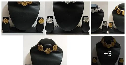 Trendy Oxidised Choker (Temple Dance Jewellery)