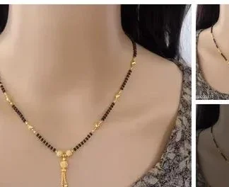 Royatto New Stylish Fancy Gold Plated Daily Wear Alloy Mangalsutra Women... (Temple Dance Jewellery)