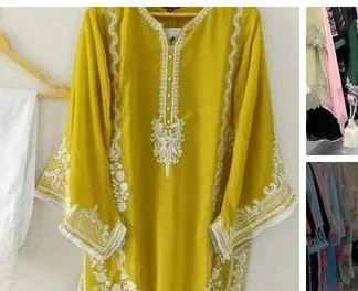 Women Georgette Myra Refined Women Kurta
