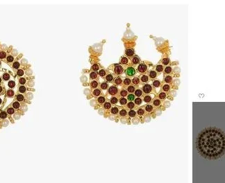 Shimmering Glittering Pendants & Lockets - Classical Dance Jewellery