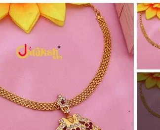 Micro Gold Plated Necklace (Temple Dance Jewellery)