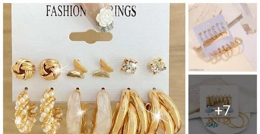 Fashionable Earrings & Studs