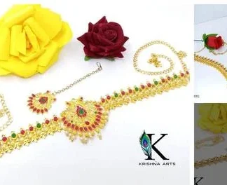 Gold Kamarband Girl (Temple Dance Jewellery)
