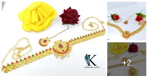 Gold Kamarband Girl (Temple Dance Jewellery)