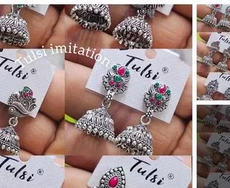 Tulsi Classic Earrings Combo 6 (Temple Dance Jewellery)