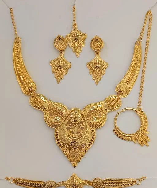 Gold Neckless Best Quality (Temple Dance Jewellery) - Image 2