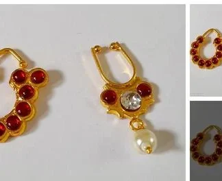Twinkling Bejeweled Nosepins