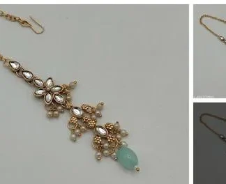Sizzling Bejeweled Maangtika - Classical Dance Jewellery