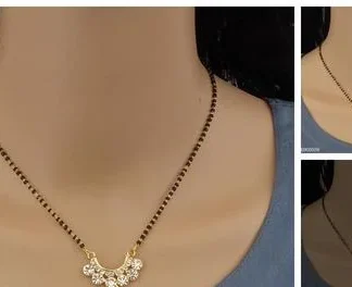 Sungold Designer Stylish Alloy Trendy Mangalsutra (Temple Dance Jewellery)