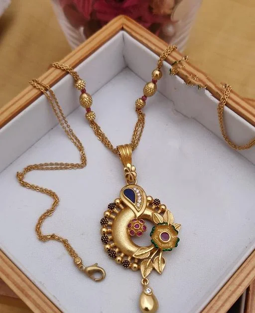Trendy Chunky Pendants Lockets (Temple Dance Jewellery) - Image 2
