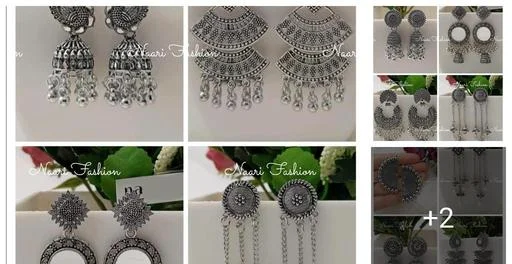 Unique Earrings Studs (Temple Dance Jewellery)