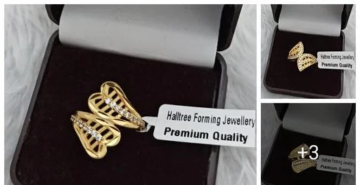 Trendy Forming Fashion Finger Ring (Temple Dance Jewellery)