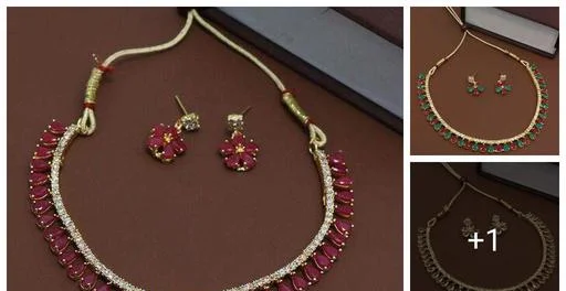 Pan Necklace Set (Temple Dance Jewellery)