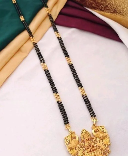 Laxmi Mangalsutra Daily Wear Mangalsutra 30 Inch (Temple Dance Jewellery) - Image 2