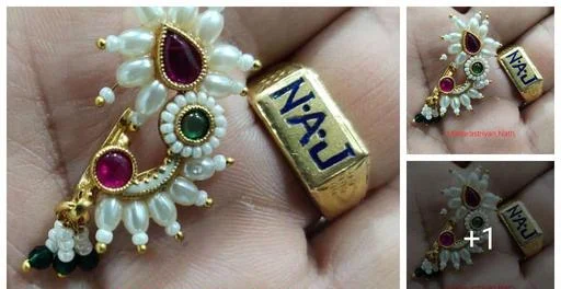 Sizzling Fancy Nosepins - Classical Dance Jewellery