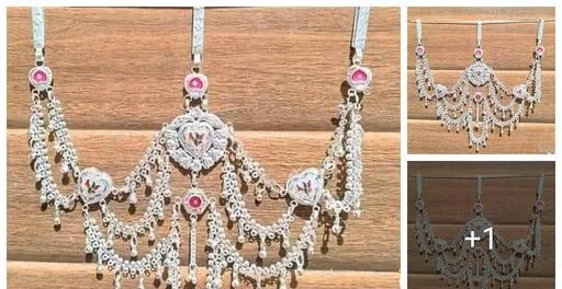 New Brass Silver Plated Kamarbandh (Temple Dance Jewellery)
