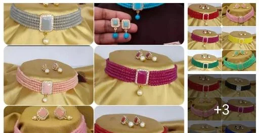 Shimmering Glittering Jewellery Sets - Classical Dance Jewellery