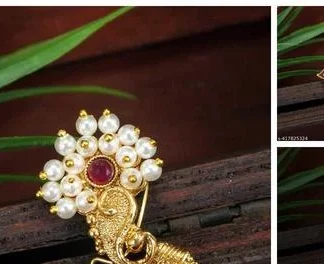 Traditional Maharashtrian Jewellery Look Is Incomplete Without Marathi N... (Temple Dance Jewellery)