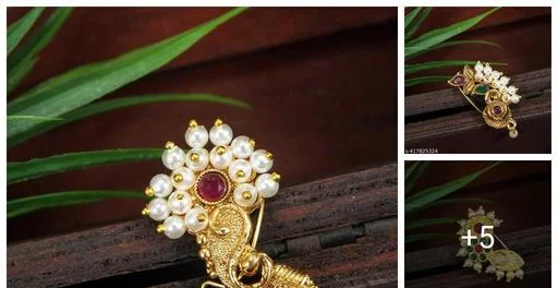 Traditional Maharashtrian Jewellery Look Is Incomplete Without Marathi N... (Temple Dance Jewellery)