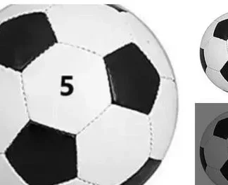Football Size 5 in black &