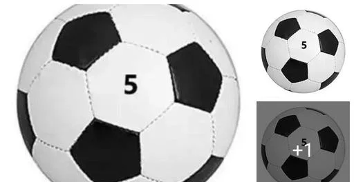 Football Size 5 in black &