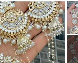 Shree Premium Earrings Maangtika (Temple Dance Jewellery)