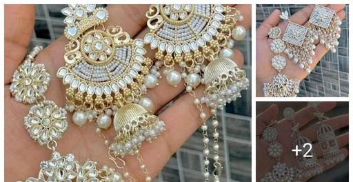 Shree Premium Earrings Maangtika (Temple Dance Jewellery)