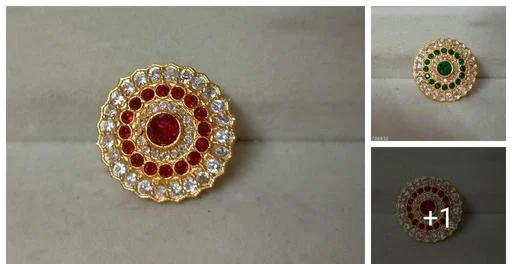 Jadau Rakhdi Red (Temple Dance Jewellery)