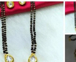 Gold Plated Kundan Mangalsutra (Temple Dance Jewellery)