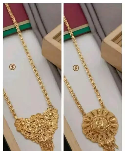 Bhumi09 Gold Plated Mangalsutra 2 (Temple Dance Jewellery) - Image 2
