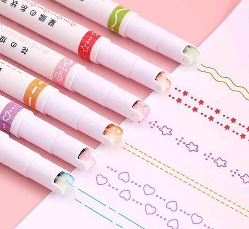 Curve Highlighter Pen Set, Linear Roller - Image 2