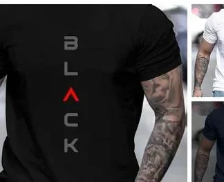 Men Cotton Blend Regular Tshirts
